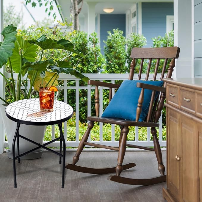 VCUTEKA Mosaic Outdoor Side Table - Image 8