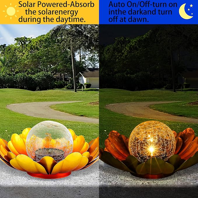 WNP Solar Flower Light Outdoor Christmas Decorative, Garden Solar Powered Lights - Image 4
