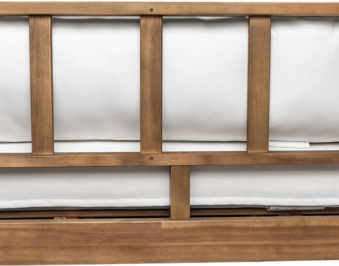 Scott Living Outdoor Acacia Wood Daybed - Image 8