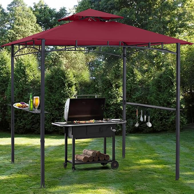 ABCCANOPY 8'x 5' Grill Gazebo Shelter, Outdoor BBQ Gazebo Canopy - Image 7
