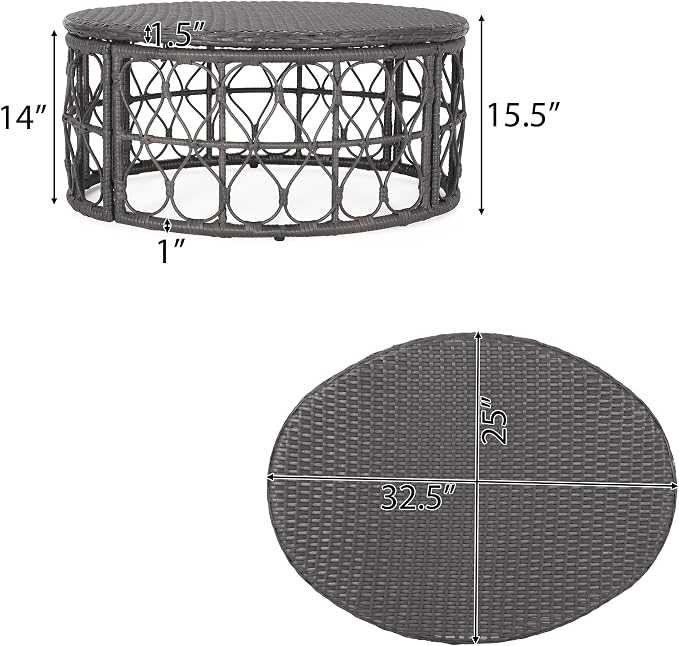 Bruce Outdoor Coffee Table - Image 3