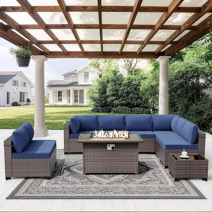 ALAULM 10 Pieces Patio Furniture Set - Image 6