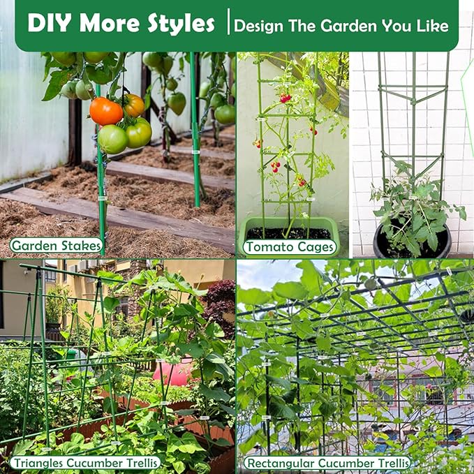 Cludoo 342PCS Garden Stakes Set - Image 4