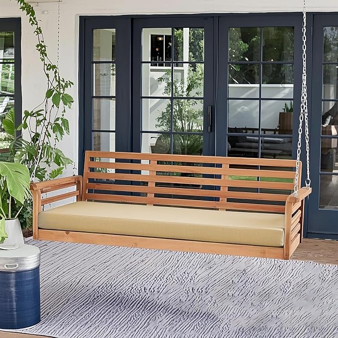 Olefin Twin Outdoor Porch Swing Bed Mattress Cover Waterproof, Twin Size Patio - Image 6