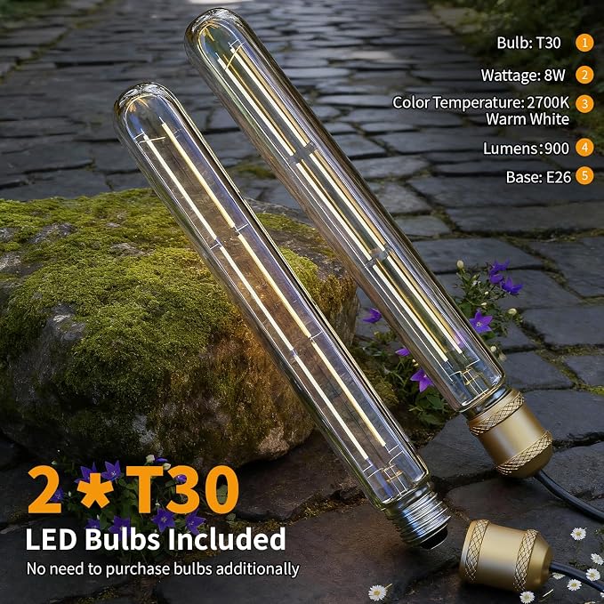 2 Pack Dusk to Dawn Outdoor Exterior Lighting Fixtures Wall Mount, Dimmable - Image 5
