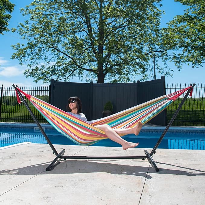 Vivere Double Cotton Hammock - Image 5