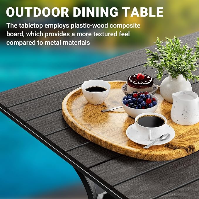 LEVELEVE 5 Piece Outdoor Patio Dining Set - Image 6