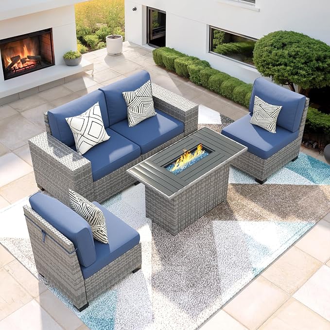 5 Piece Patio Furniture Set by VonzoyHome