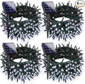4-pack Solar Christmas Lights Outdoor Waterproof, 400LED 132FT Solar String by EXF