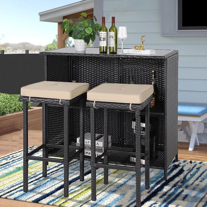 3-Piece Patio Bar Set - Image 2