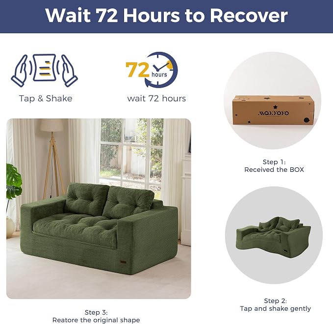 MAXYOYO 63" Loveseat Sofa Couch - Image 8