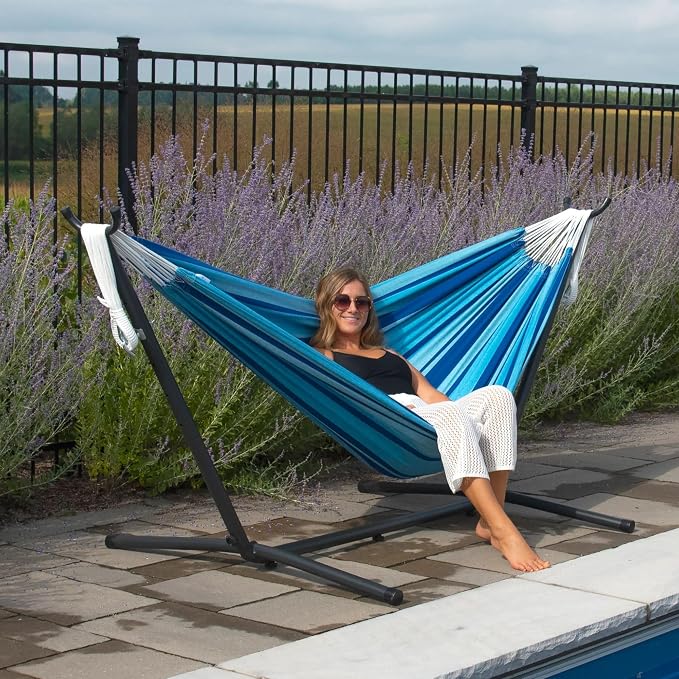 Vivere Double Cotton Hammock - Image 5