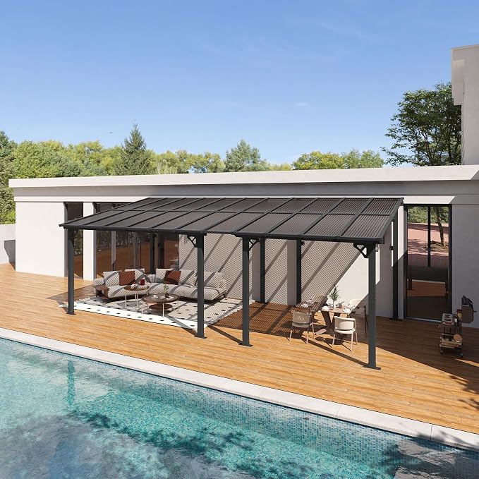 Aoxun 22' x 10' Pergola for Patio, Gazebo - Image 9