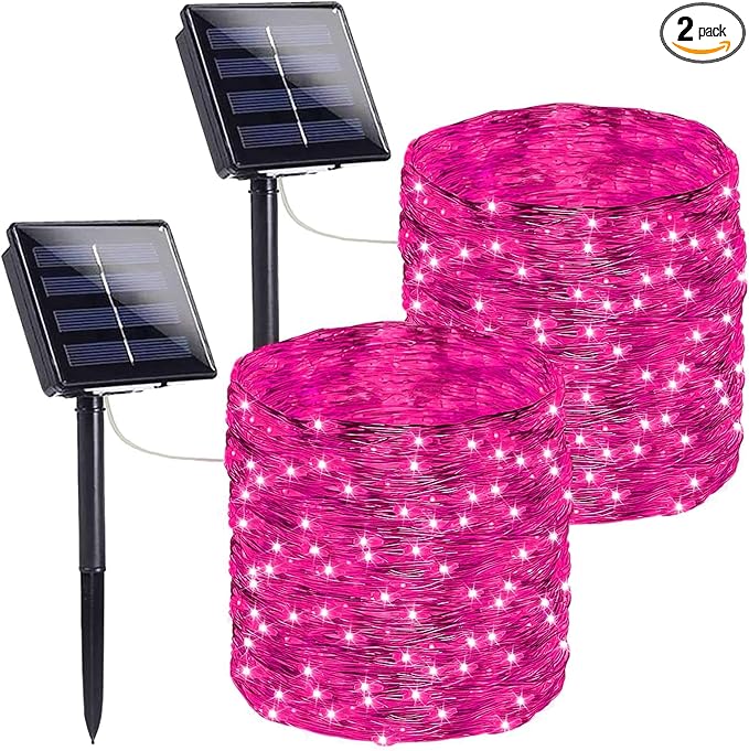 Extra-Long 144FT Solar String Lights by SANJICHA