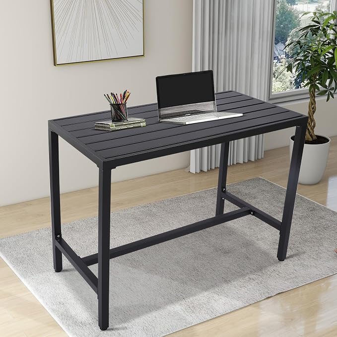 Outdoor Bar Table, Patio Console Pub Height Tables - Image 2