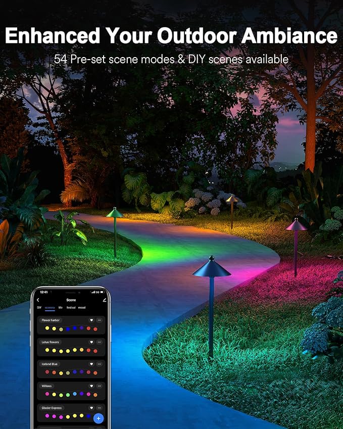 Lumary Smart Low Voltage Pathway Lights 24V 2000LM, Landscape Path Lights - Image 6