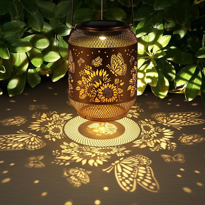 2 Pack Solar Lanterns Outdoor, Birthdays Gifts - Image 2