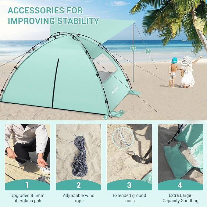 Elegear CumbreX™ Beach Tent Sun Shelter - Image 8
