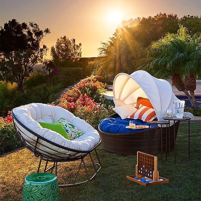 Water Resistant Papasan Cushion, Rocker Chair Pads, Hammock Seating Cushion - Image 2