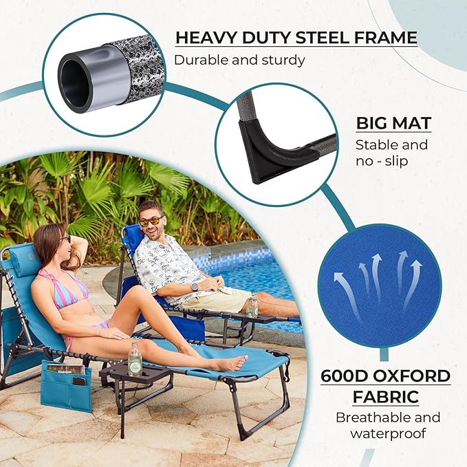 FUNDANGO 4 in 1 Tanning Chair - Image 6