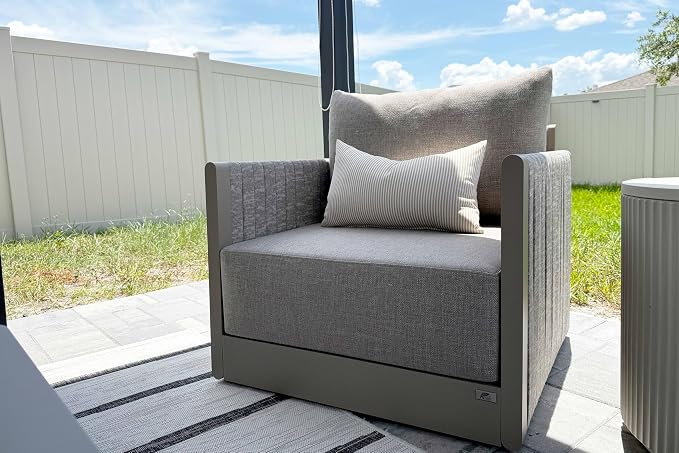 PURPLE LEAF Patio Furniture Set 8 Pieces Patio Seating Sofas Aluminum Furniture - Image 3