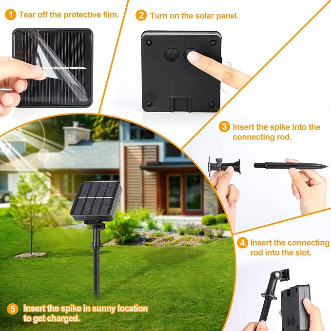 Extra-long 288FT 800LED Solar Fairy String Lights, 8 Lighting Modes, Warm White - Image 6
