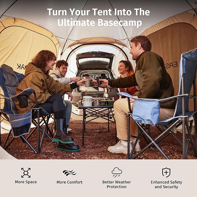 East Oak SUV Tailgate Tent Extension | Camping Shade - Image 2