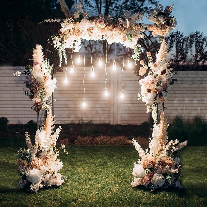 VINGLI Garden Arbor, Arch for Wedding Ceremony Party, Christmas Garden Decor - Image 7