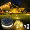 SMY Lighting 4 in 1 Solar Camping String Lights, 42.6Ft Ultra Long String by SMYLighting