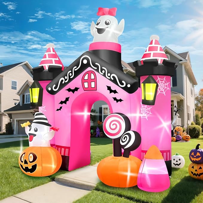 Kalolary 11 FT Halloween Inflatables Ghost Archway Outdoor Decorations - Image 7