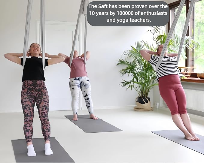 F.Life Aerial Silk Yoga Hammock & Swing - Image 3