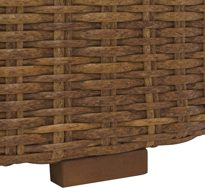 SAFAVIEH Couture Collection – Anguilla Faux Wicker Indoor/Outdoor Storage - Image 6
