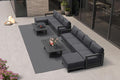 PURPLE LEAF Patio Furniture Set L-Shaped Outdoor Couch by Unknown
