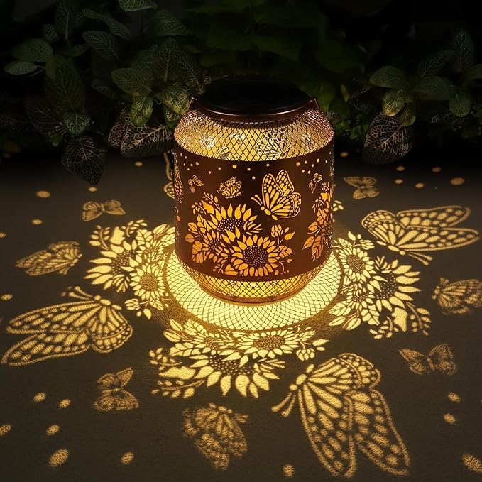2 Pack Solar Lanterns Outdoor, Birthdays Gifts - Image 3