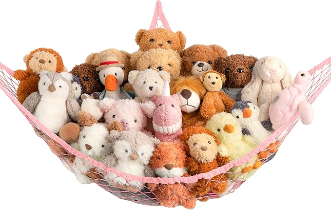 Stuffed Animal Storage Hammock Net Corner by TCGPRO