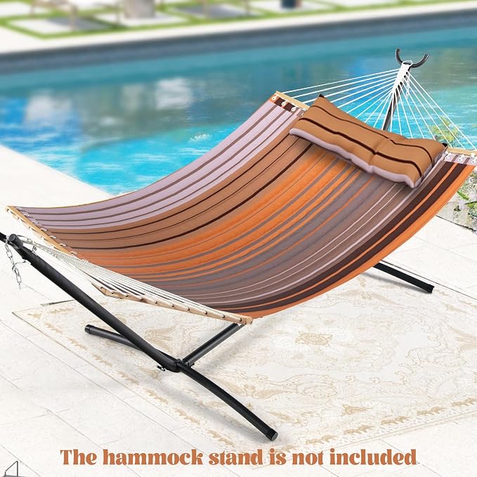 Tangkula 10.5FT Double Hammock, Heavy Duty Outdoor Hammock - Image 8