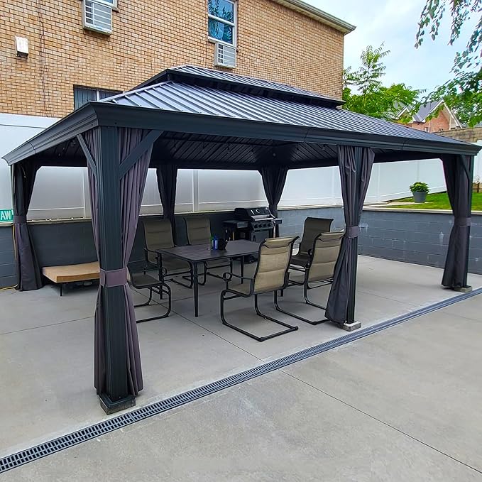 PURPLE LEAF 14' X 20' Outdoor Gazebo by PURPLELEAF