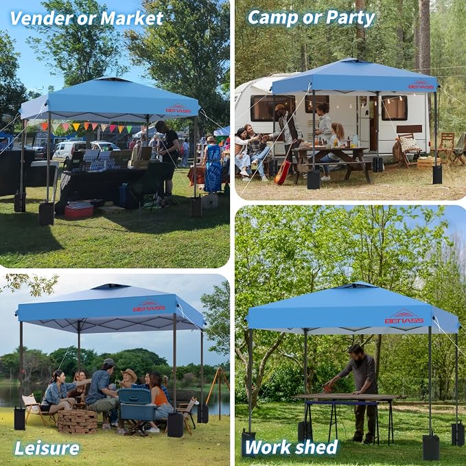 8x8 Pop Up Canopy, Easy Up Canopy Tent, Heavy Duty Tents - Image 8