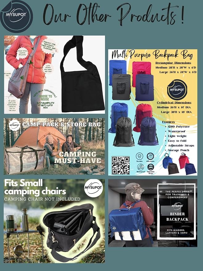 40"x7"x7" Replacement Bag for Folding Camping Chair, Camp Chairs, Yoga Mat - Image 9