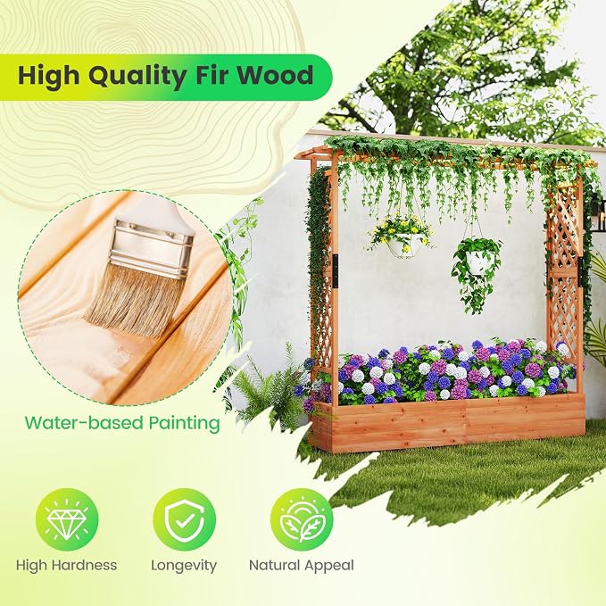 Giantex Set of 2 Raised Garden Bed - Image 6
