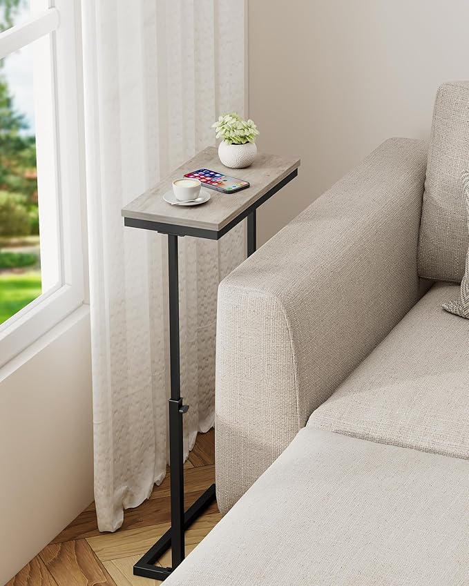 TUTOTAK End Table, Side Table, Tall Couch Table, Sofa Table, Living Room - Image 5
