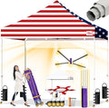 Tradesparker 10x10 Pop Up Canopy Tent, Commercial Movable Canopy by CommercialPopupCanopyRevolutionaryLightcurtainiSystem
