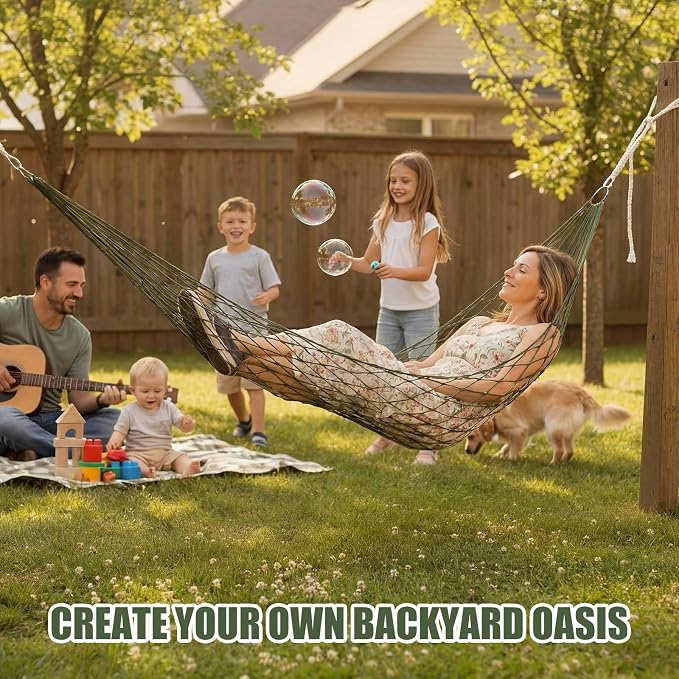 Jerify 4 Pack Mesh Hammocks Set - Image 6