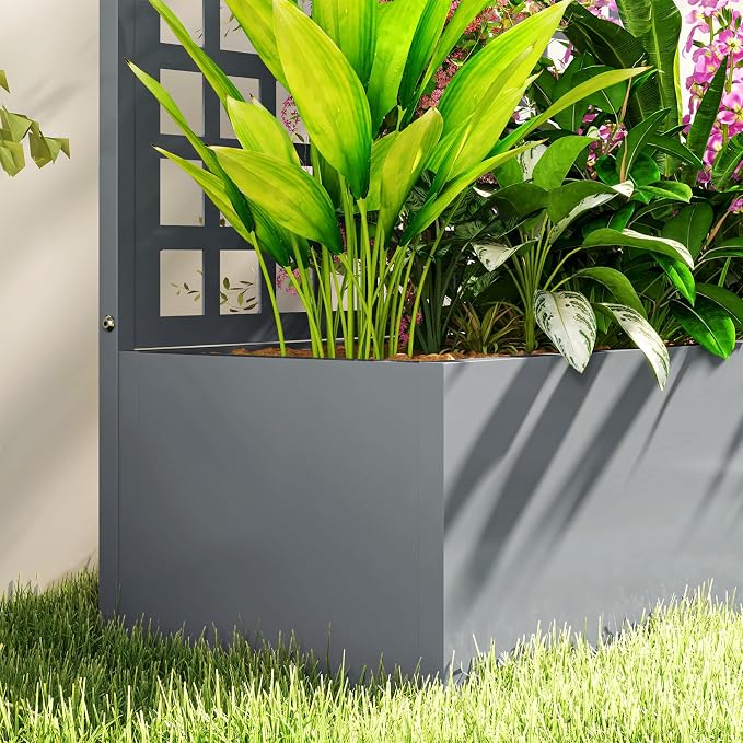 Outsunny Galvanized Raised Garden Bed - Image 9