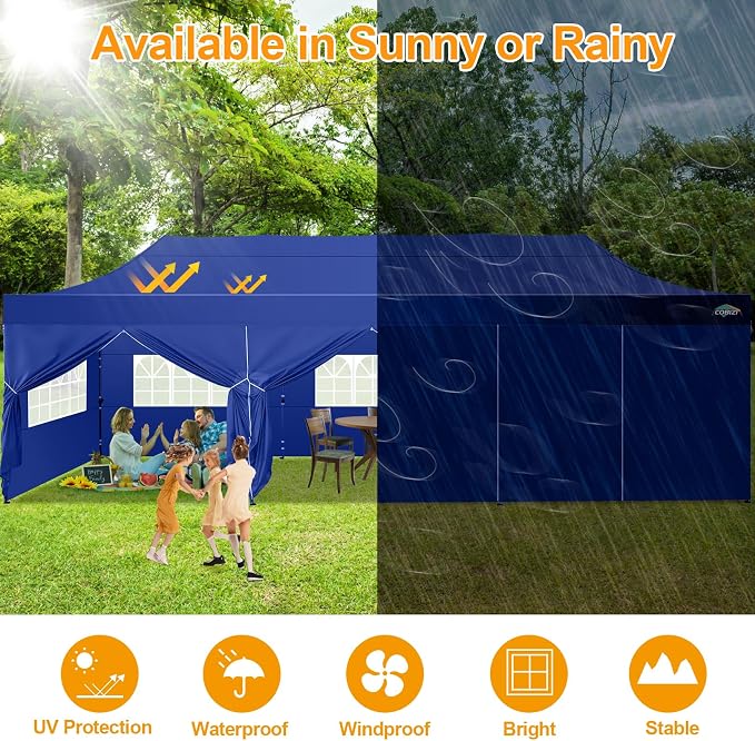 COBIZI 10x30 Pop Up Canopy - Image 7