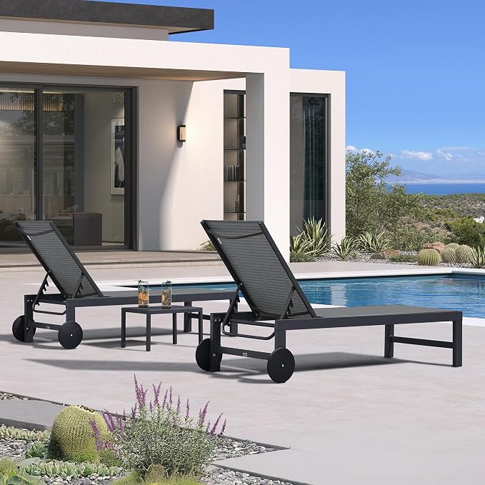 PURPLE LEAF Chaise Lounge Chair - Image 2
