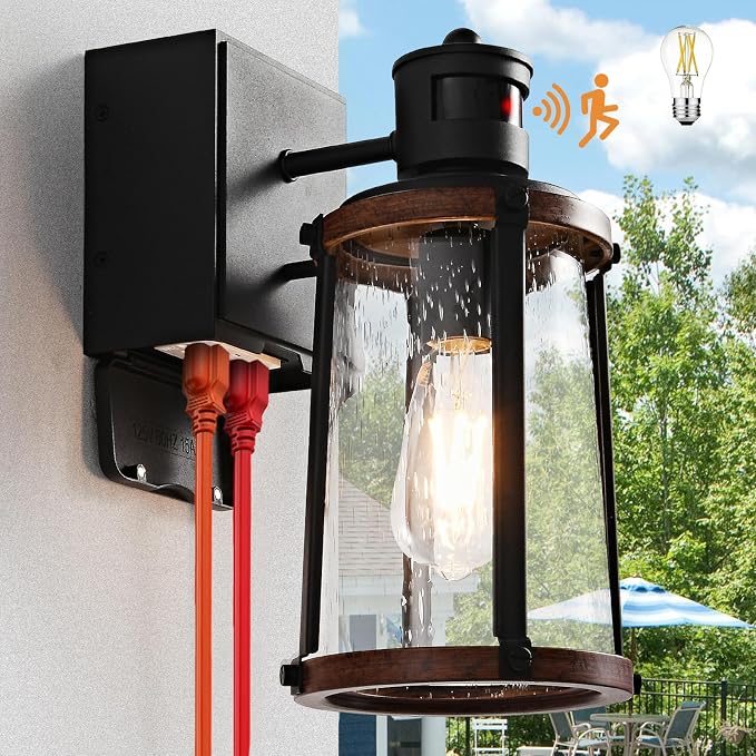 Dusk to Dawn Motion Sensor Outdoor Light by JOKAONOTL