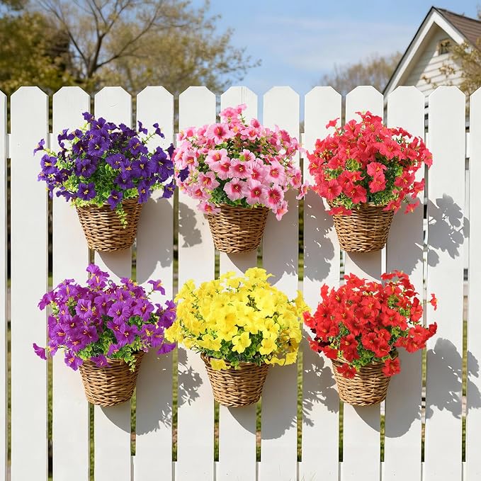 INQCMY Artificial Fake Petunias Flowers - Image 8