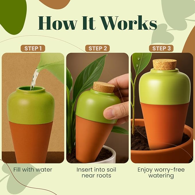 Terracotta Self Watering Planter Insert - Image 2