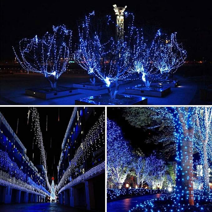 2 Pack 100 LED Solar Powered String Lights, Outdoor Waterproof Copper Wire 8 - Image 5